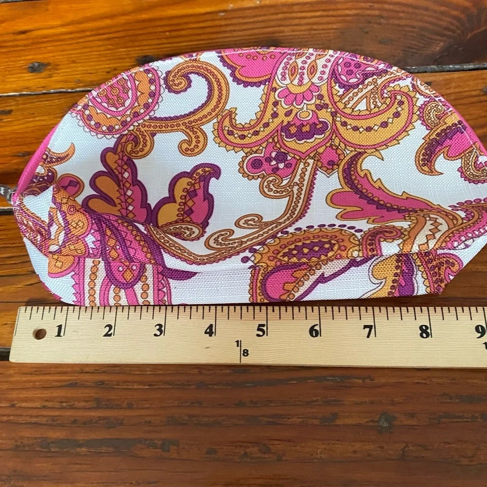🧩 3/$20 Clinique Cosmetic Bag Paisley NWT